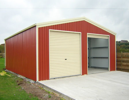 Prefabricated Galvanized or Painted Structural Steel Sheds Factory Types Gate Frame Supplier