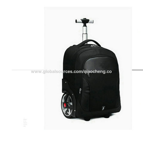Buy Wholesale China Travel Sports Luggage Sets Polyester Nylon Wheeled  Rolling Trolley Duffel Carry-on Backpack Cosmetic & Travel Wheeled Backpack  Luggage Duffel at USD 14.75