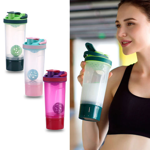 500ML 1000ML cute water Bottle Portable Drink Gym Crystal Bottle For  Bottled Water Sports Tea Milk man girl my Nutrition Bottles