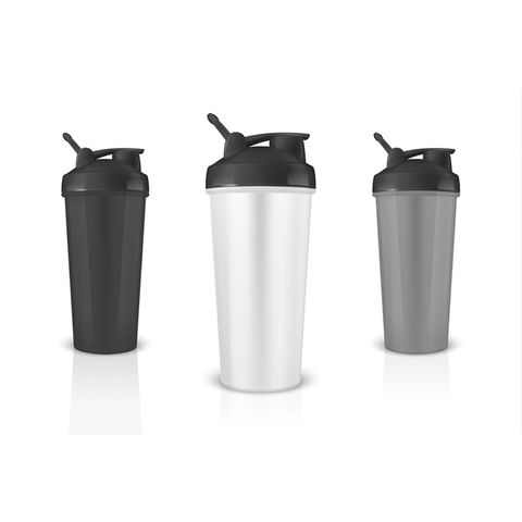Food Grade Plastic Flip Top Cap Hydra Cup Dual Shaker, Use For Storage:  Juice, 800ML