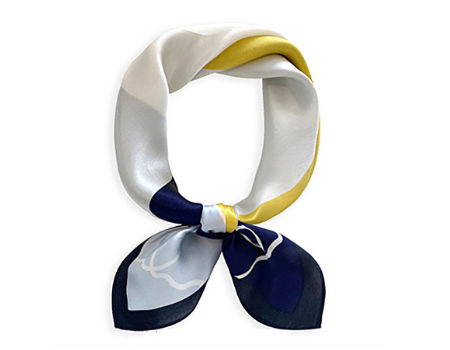 Custom Design Pattern Digital Printing Women's Silk Scarf Supplier