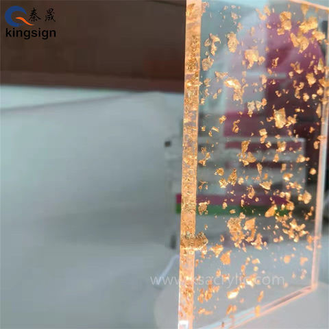 Gold Glitter Mirrored Confetti Acrylic Plexiglass Sheet Laser Cutting –  AcrylicMeThat