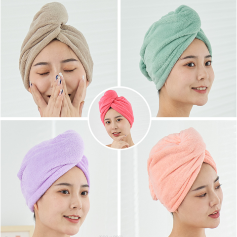 Large Microfiber Hair Towel Wrap for Women, Anti Frizz Hair Drying Towel  with Elastic Strap, Fast Drying Hair Turbans for Wet Hair, Long, Thick,  Curly Hair, Super Soft Hair Wrap Towels Dark