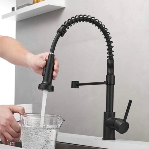 Ternal ternal sinkmat for kitchen sink faucet, absorbent diatom rubber,  black, standard size, splash guard & drip catcher for around