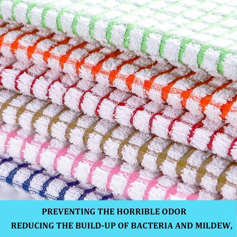 100% Cotton Kitchen Towels,8 Pack Dish Cloths for Washing Dishes,Quick  Drying Dish Towels for Kitchen
