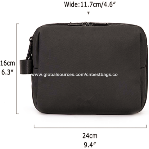 Wholesale factory supply men leather travel amenity pouch bag From  m.