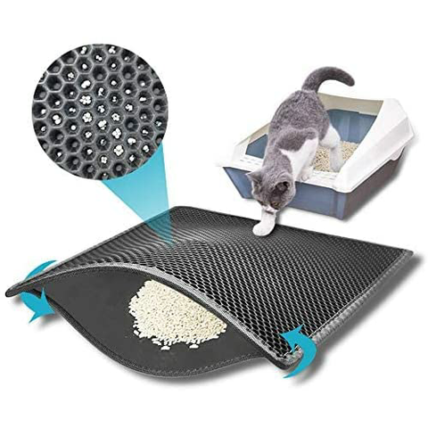 Buy Wholesale China Durable And Non-slip Cat Litter Mat,eva And Rubber  Material With Litter Mesh. & Pet Mats at USD 4.59