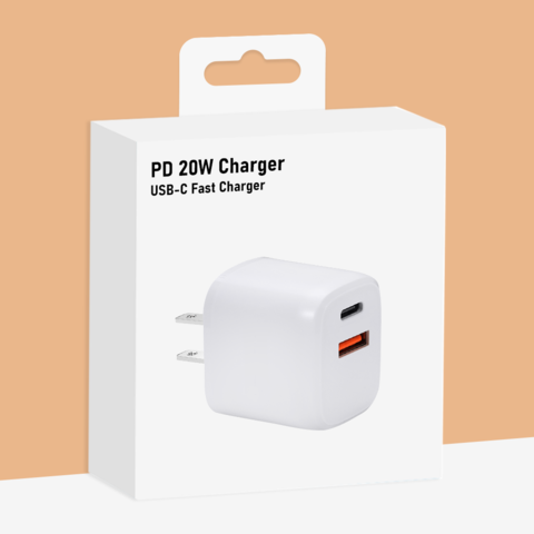 Cargador Rápido 20W PD Puerto USB-C Qihang®