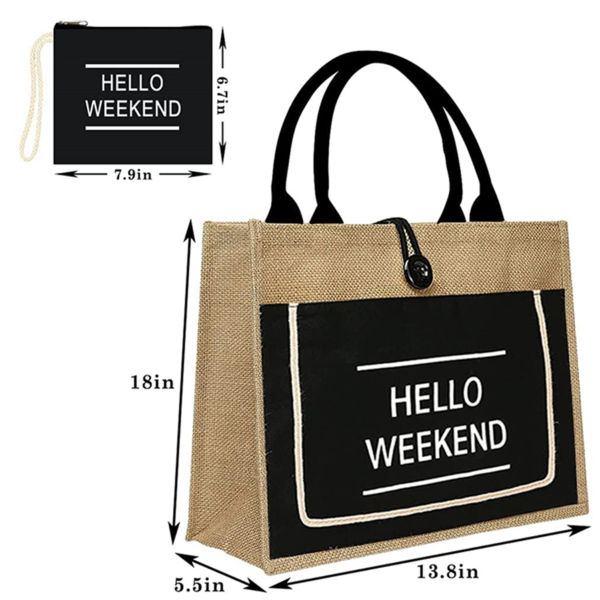 jute tote bolsa wholesale