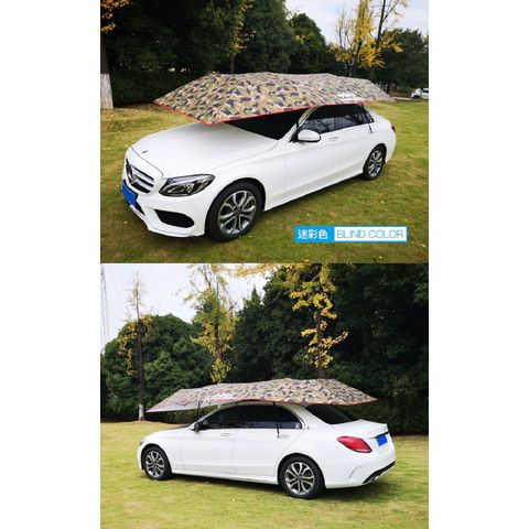 Die neueste vollautomatische Fernbedienung Outdoor Auto Zelt Regenschirm  Car Cover Sonnenschutz Outdoor Car Cover