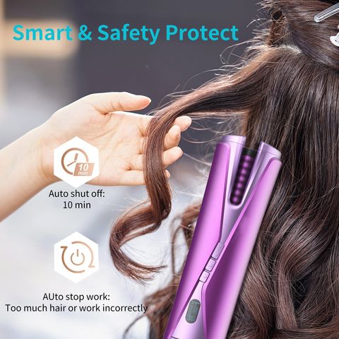 Buy Wholesale China Auto Cordless Rotating Magic Hair Curling Iron