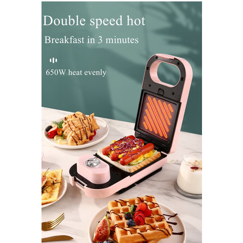 Buy Wholesale China Portable Sandwich Maker Breakfast Machine  Multi-function Snack Maker Mini Waffle Bowl Maker & Sandwich Maker at USD  4.39