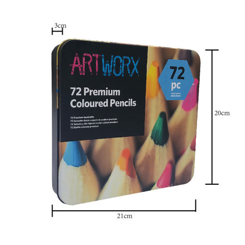 Colore Colored Pencils 72 Premium Pre-sharpened Color Pencil Set for  Drawing Art for sale online