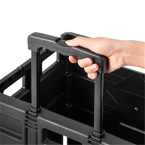 Carro de compras plegable de 35 kg, carro utilitario con ruedas y asa ajustable, el más vendido
