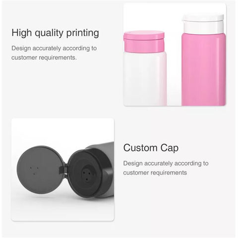 Wholesale Customized Empty Plastic Material Powder Shaker Fiber