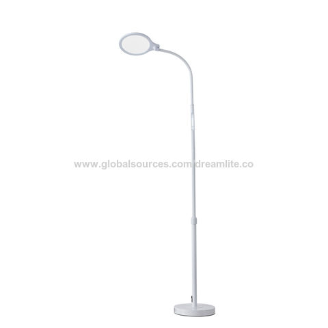 Torchiere Floor Lamp w/ Reading Light & Remote & Wall Switch