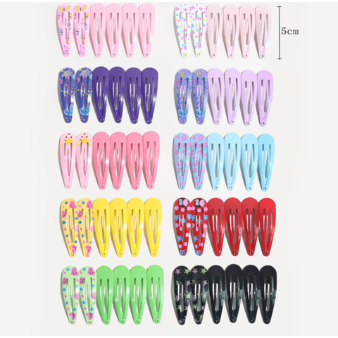 100pcs Baby Snap Hair Clips Hair Accessory Snap Kids Barrettes Hair  Accessories For Toddlers Baby Girls Women Colorful