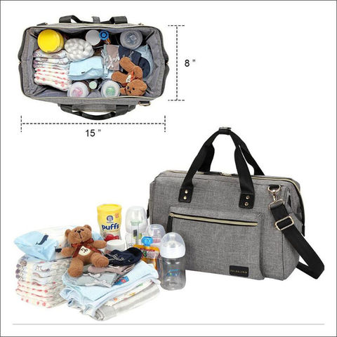 Source custom diaper bag insulated luxury designer baby diaper bags  multifunctional travel oem waterproof diaper tote bag on m.