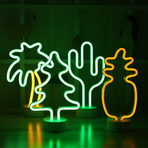 Cactus - Néon LED - La Maison Du Neon Luminaire décoratif Cactus LED