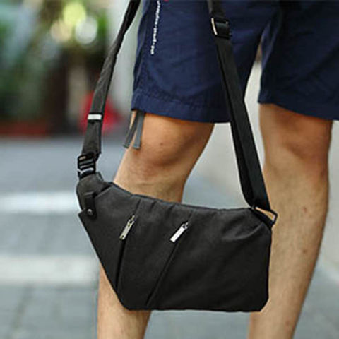 Mochila para hombre, pequeña mochila cruzada con correa para el pecho,  bolso plegable para deportes, bolso de hombro al aire libre