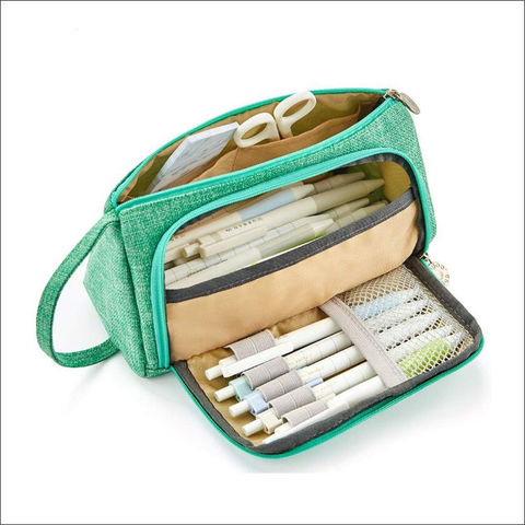 Buy Wholesale China Cheap Multifunctional Stationery Zipper Pencil Case  With Compartments & Pencil Case at USD 1.3