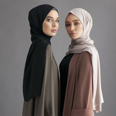 Modern Trendy Jersey Hijab Scarves From Hijab Loft - Ships from the US