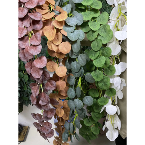 2M Eucalyptus Garland Artificial Faux Garland Wall Decor Silver