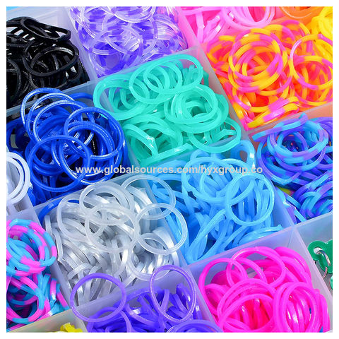 Buy Wholesale China 600-1500pcs+ Colorful Loom Bands Set Candy Color  Bracelet Making Kit Diy Rubber Band Woven Bracelet & Loom Band Kits at USD  1.55