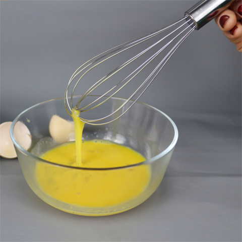 Stainless Steel Egg Beater Manual Cream Mixer Handheld Egg Beater Egg Whip  Household Baking Tool