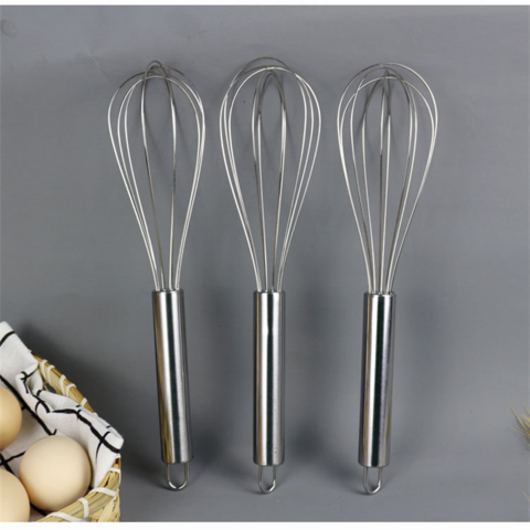 1pc Stainless Steel Handheld Egg Beater, Manual Egg Whisk, Small Kitchen  Tool Cream Mixer For Baking