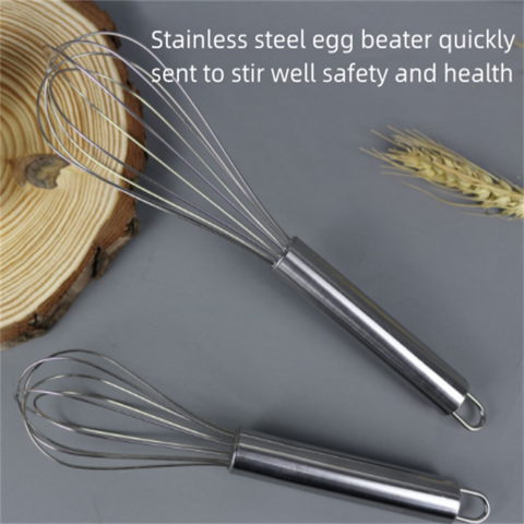 Egg Whisk, Hand Crank Whisk Blender Stainless Steel Rotary Egg Beater  Manual Whisk Egg Frother Mixer Kitchen Utensil For Whisking, Beating,  Stirring(1