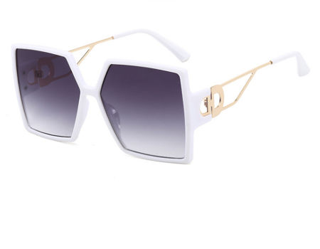 Women Plastic sunglasses Square Fashion 2022 New Sunglasses Personality Big D-shaped Temple summer supplier