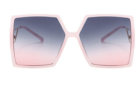 Women Plastic sunglasses Square Fashion 2022 New Sunglasses Personality Big D-shaped Temple summer supplier