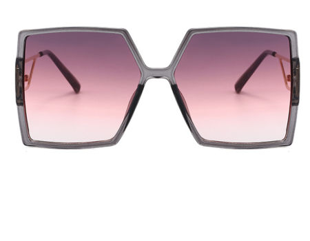 Women Plastic sunglasses Square Fashion 2022 New Sunglasses Personality Big D-shaped Temple summer supplier