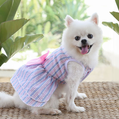 Cute Pet Clothes Cartoon Pet Clothing Summer Shirt Casual Vests