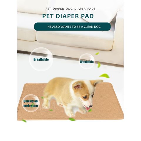 Dog Pee Pad Blanket Extra Absorbing Non-Slip Whelping Pads Dog Bed Urine Mat  Reusable and Washable for Pet Car Seat Cover