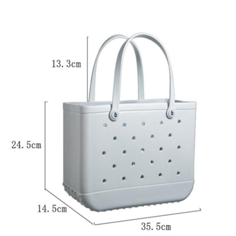 Beach Bag Fashion Large Capacity Jelly Tote Bag for  