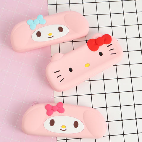 Buy Wholesale China Silicone Pencil Pouch Cute Lovely Large Capacity  Kindergarten Children Novelty Pencil Case & Silicone Pencil Pouch at USD  6.01