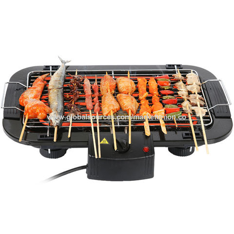 Buy Wholesale China 2 In 1 Round Electric Indoor Bbq Grill Pan