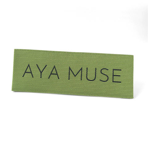 Buy Wholesale China Custom Grosgrain Private Logo Neck Woven Labels Clothes  Tags Labels For Apparel Clothing & Woven Labels at USD 0.01