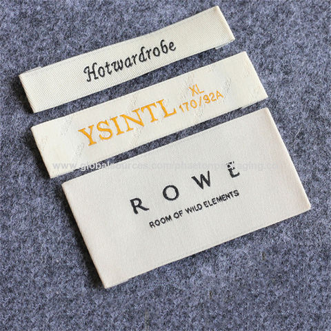 500 Woven Labels, Custom Woven Clothing Labels,custom Clothing Label, Woven  Label for Text Only Clothing Labels 