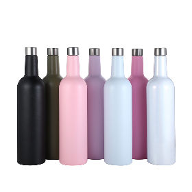 Buy Wholesale China Wine Bottle 750ml Sublimation Blank Vacuum Flask  Stainless Steel Thermos 12oz Wine Tumbler Wine Set & Wine Bottle 750ml at  USD 2.55