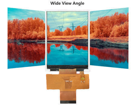 2.3 inch screen 320*240 landscape TFT LCD panel SPI/MCU/RGB interface with resistive touch screen TP supplier