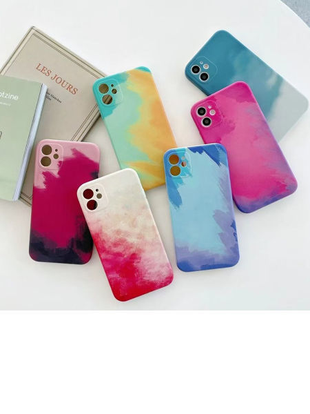 Source High Quality Luxury Led Smile Cell Phone Cases Glass Cover Mobile Designer  Phone Cases For iPhones 13 12 11 pro max Phone Case on m.