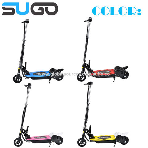 Scooter eléctrico para niños de 6 a 12 años, batería de 60 minutos de  duración, altura plegable y ajustable del manillar