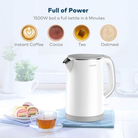 Buy Wholesale China Electric Kettle Large Capacity Retro Breakfast  Stainless Steel Heating Hot Water Temperature Control & Temperature Control Electric  Kettle at USD 2.5