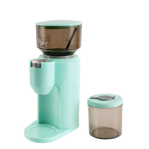 Portable Electric Burr Coffee Grinder USB Rechargeable Small Coffee Bean Grinder with Multiple Grinding Settings Automatic Conical Burr Grinder for