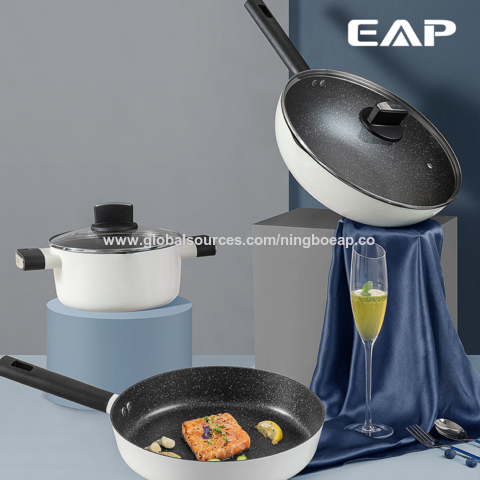 Wholesale High Quality Kitchenware Blue Nonstick - China Granite Coated  Cookware Set and Pieces Cookware Set Branded price
