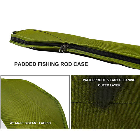 Outdoor Multifunctional Fishing Rod Bag Reel Oxford Cloth Folding
