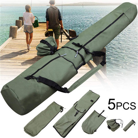 OEM Insulated Nylon Cloth Fly Carp Fishing Rod Travel Bag Case